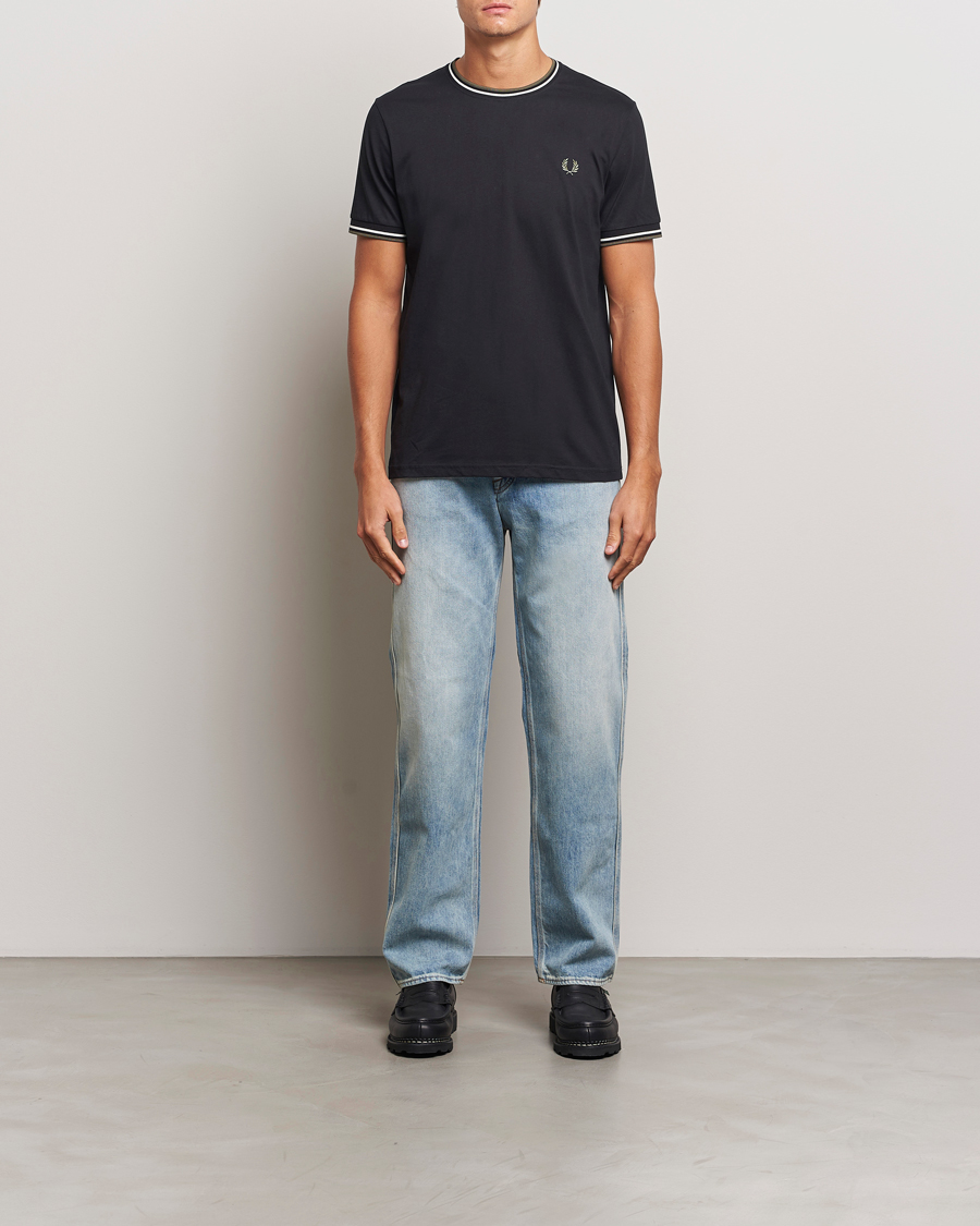 Mies | T-paidat | Fred Perry | Twin Tipped T-Shirt Black