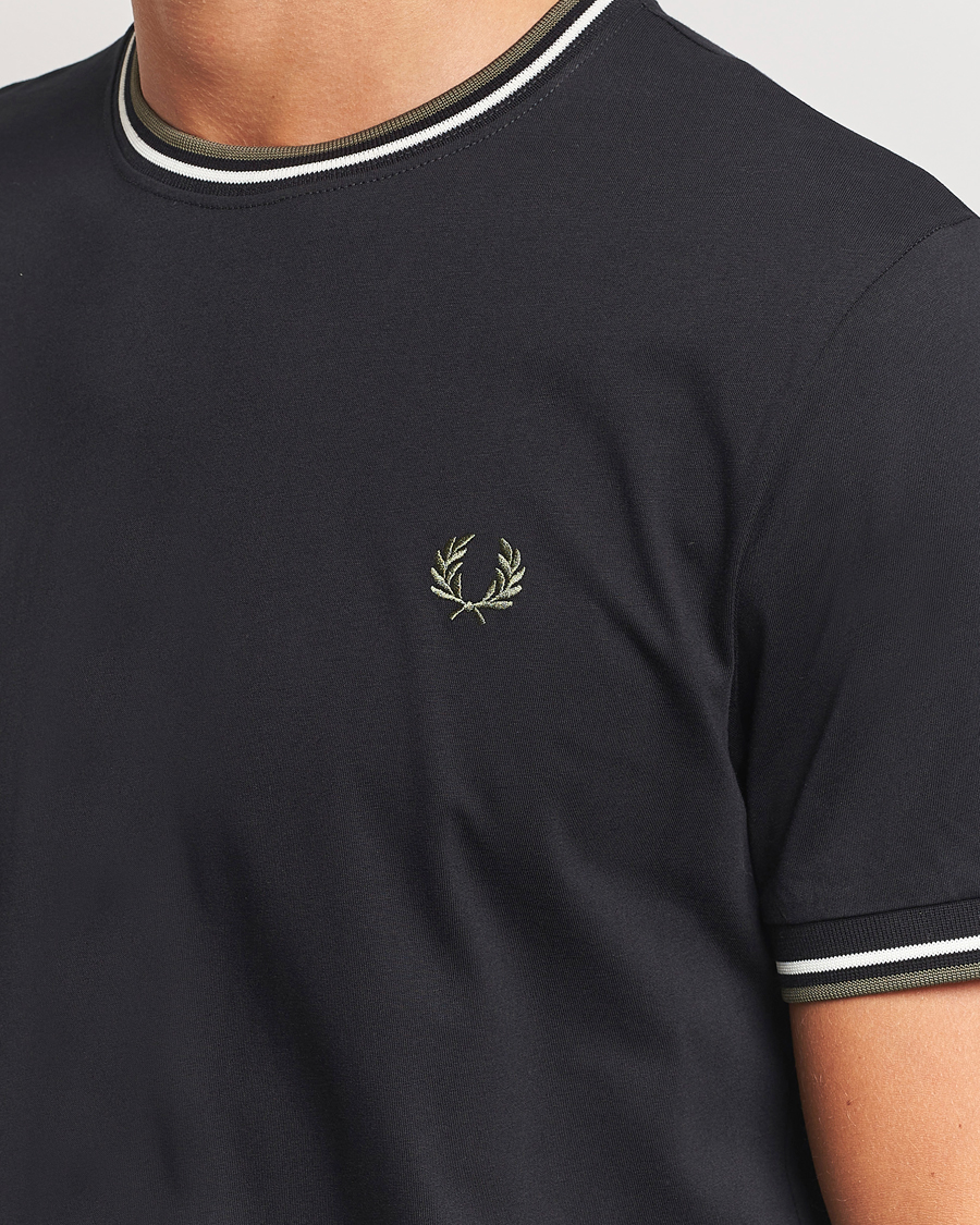 Mies | T-paidat | Fred Perry | Twin Tipped T-Shirt Black