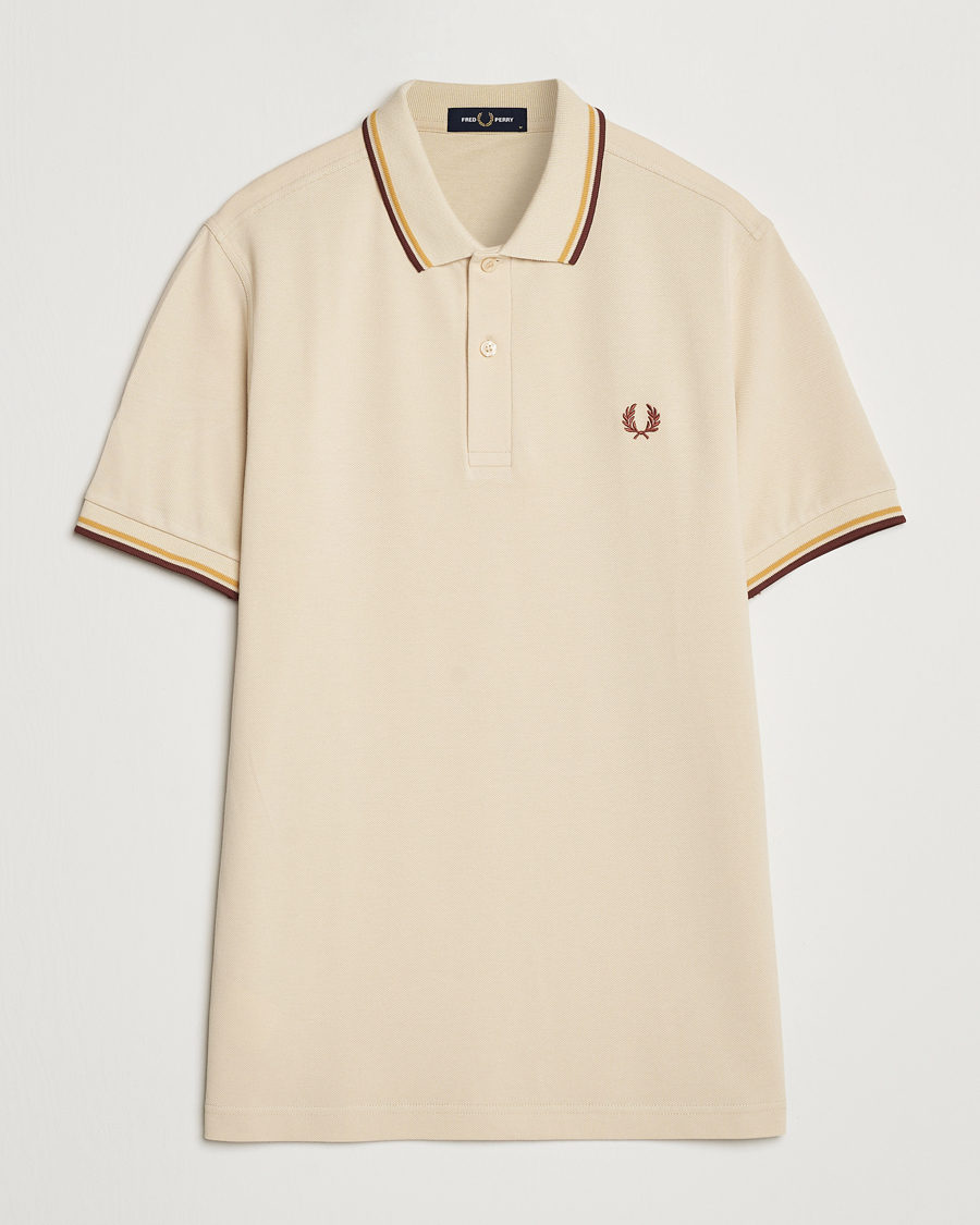 Mies | Pikeet | Fred Perry | Twin Tipped Shirt Oatmeal