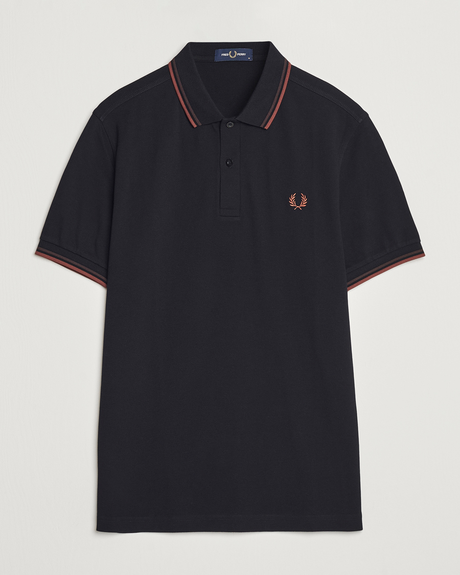 Mies | Pikeet | Fred Perry | Twin Tipped Shirt Black