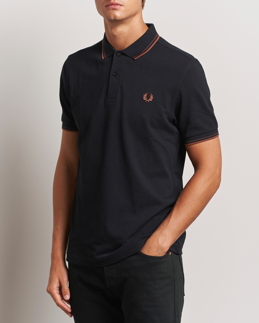 Mies | Pikeet | Fred Perry | Twin Tipped Shirt Black