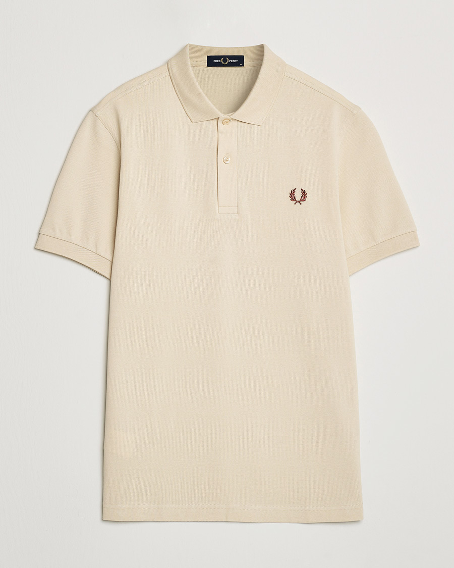 Mies | Pikeet | Fred Perry | Plain Polo Shirt Oatmeal