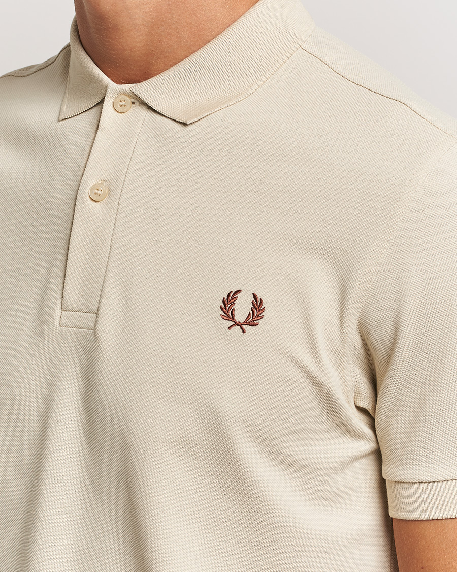 Mies | Pikeet | Fred Perry | Plain Polo Shirt Oatmeal