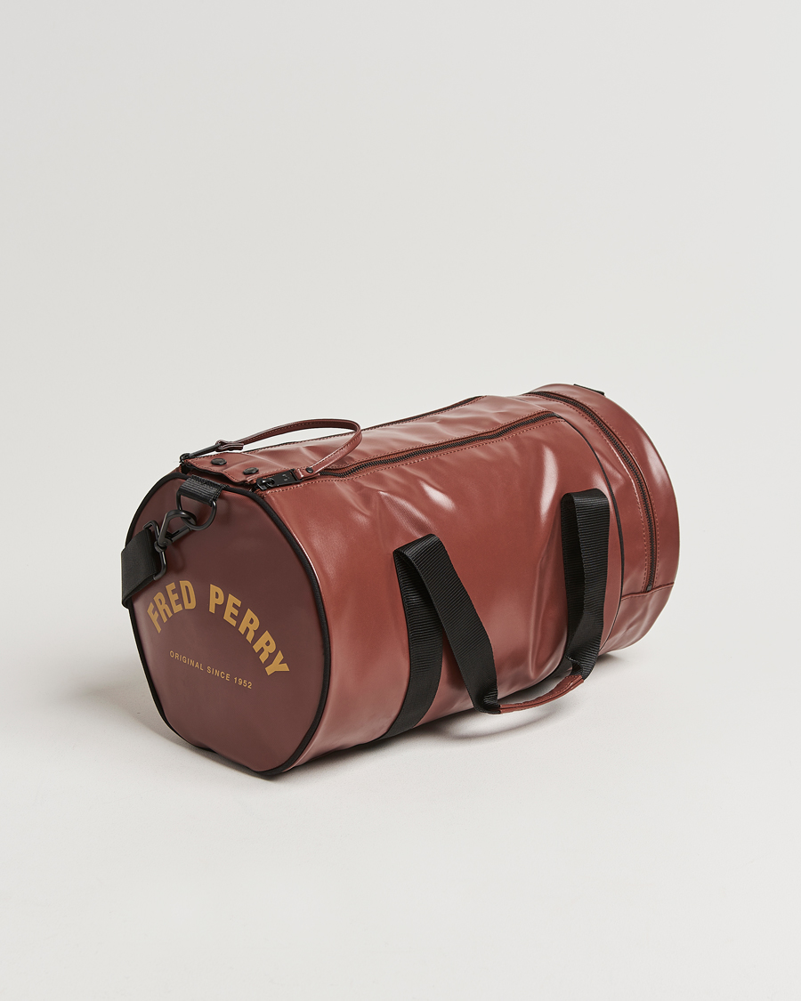Mies | Fred Perry Tonal Classic Barrel Bag Whiskey Brown | Fred Perry | Tonal Classic Barrel Bag Whiskey Brown