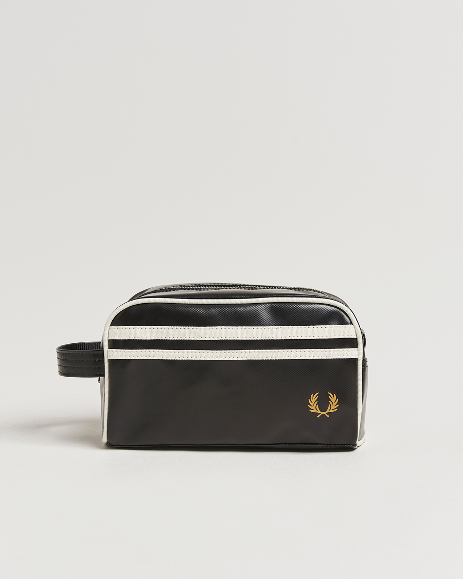 Mies | Fred Perry Classic Washbag Black/Ecru | Fred Perry | Classic Washbag Black/Ecru