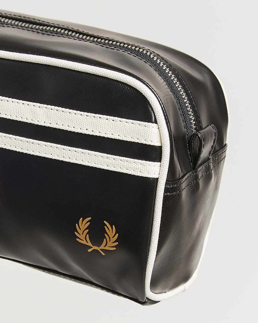 Mies | Fred Perry Classic Washbag Black/Ecru | Fred Perry | Classic Washbag Black/Ecru