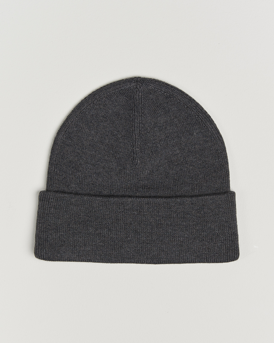Mies | Fred Perry Merino Wool Beanie Dark Grey Marl | Fred Perry | Merino Wool Beanie Dark Grey Marl