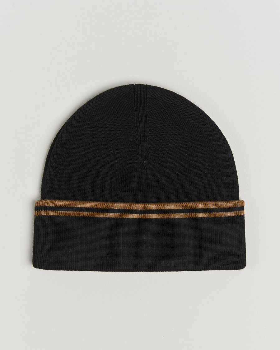 Mies | Fred Perry Twin Tipped Merino Beanie Black | Fred Perry | Twin Tipped Merino Beanie Black