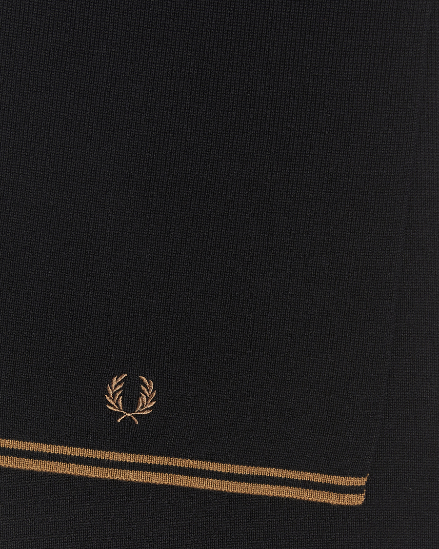 Mies | Fred Perry Twin Tipped Merino Wool Scarf Black | Fred Perry | Twin Tipped Merino Wool Scarf Black