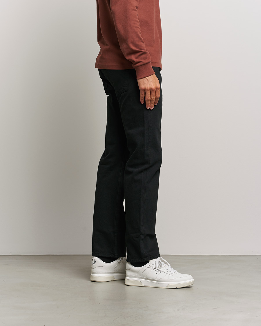 Mies | Fred Perry B300 Textured Leather Sneaker White | Fred Perry | B300 Textured Leather Sneaker White