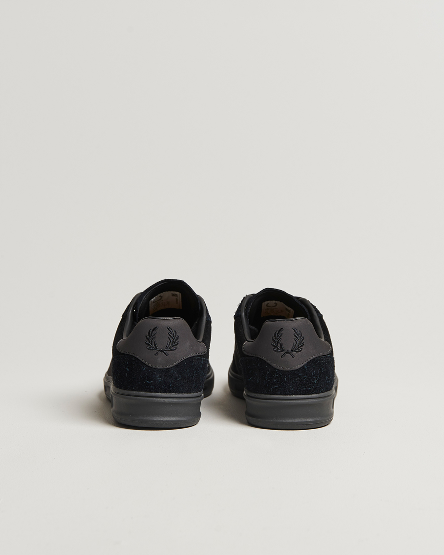 Mies | Fred Perry B4 Suede Sneaker Black | Fred Perry | B4 Suede Sneaker Black