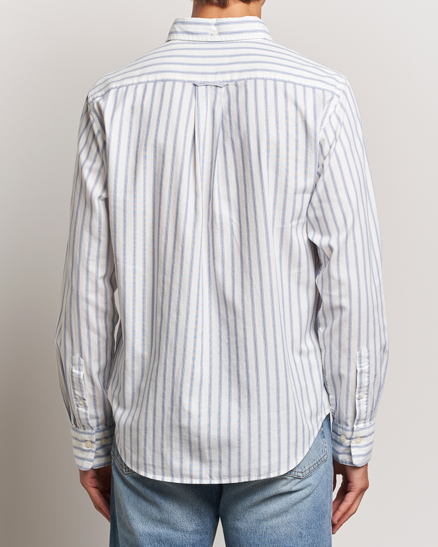 Mies | Kauluspaidat | GANT | Archive Oxford Stripe Shirt Egg Shell