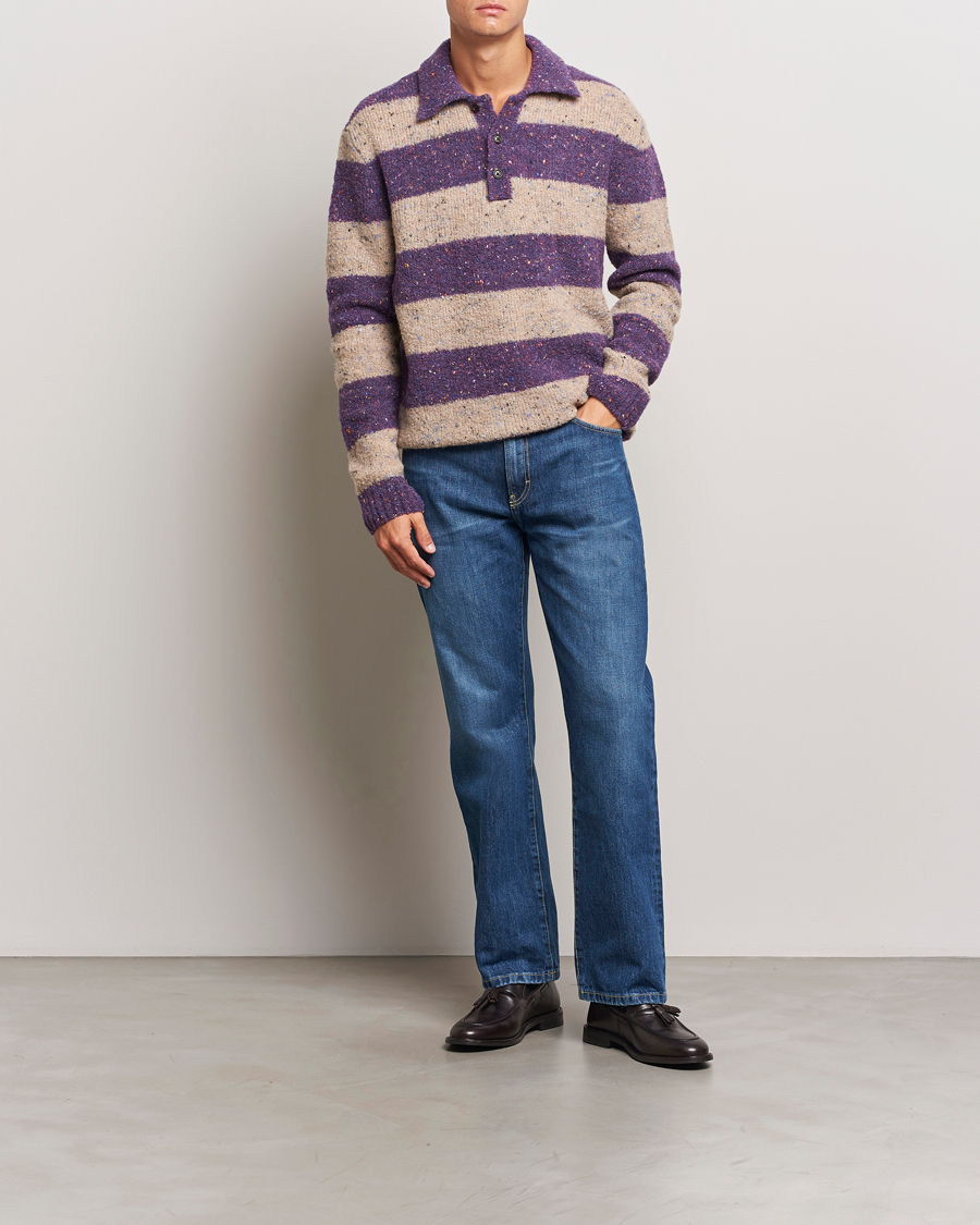 Mies | Puserot | GANT | Barstriped Rugger Deep Plum