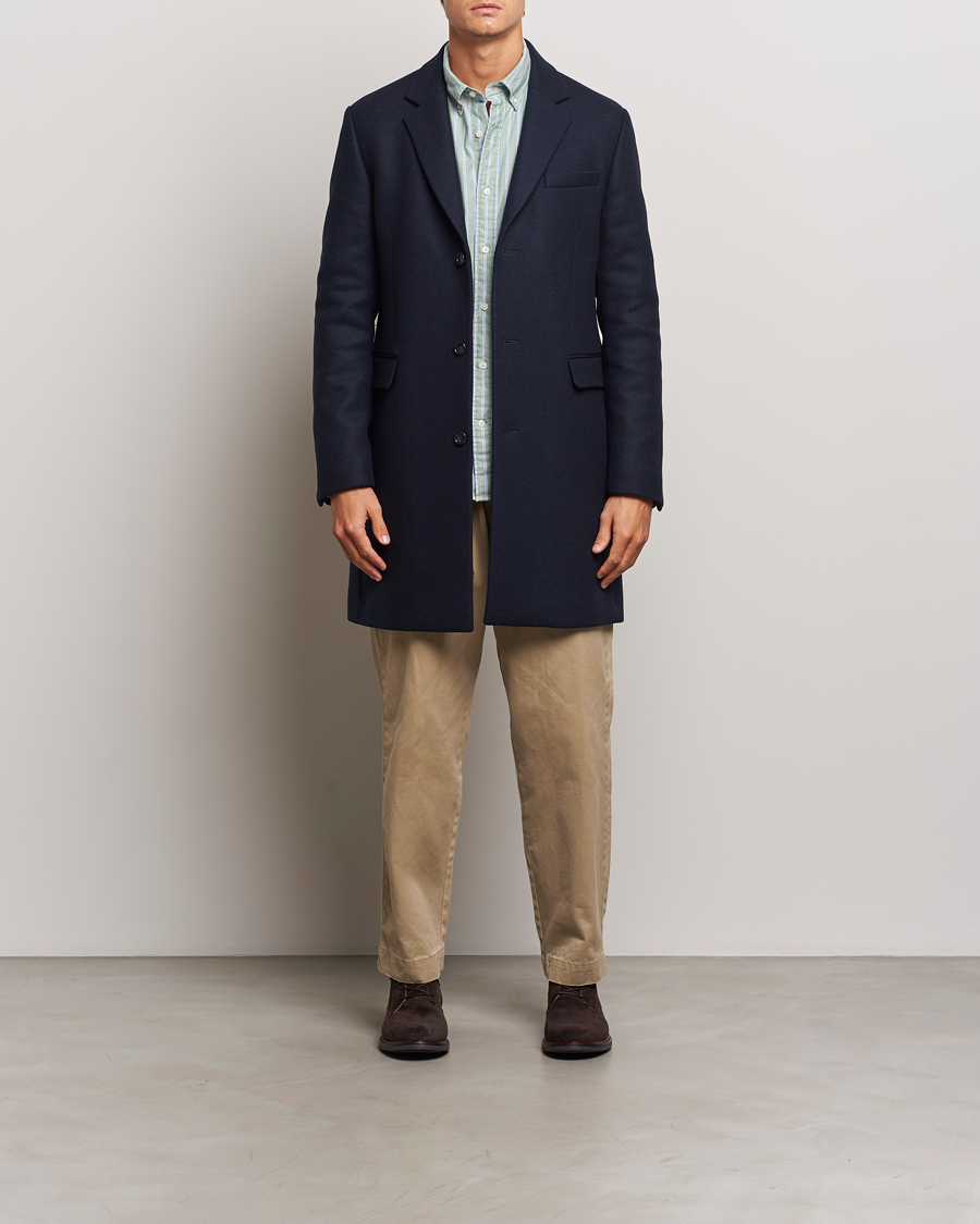 Mies | Takit | GANT | Classic Wool Coat Night Blue