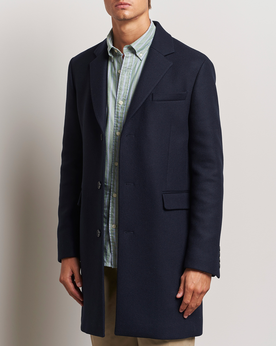 Mies | Takit | GANT | Classic Wool Coat Night Blue