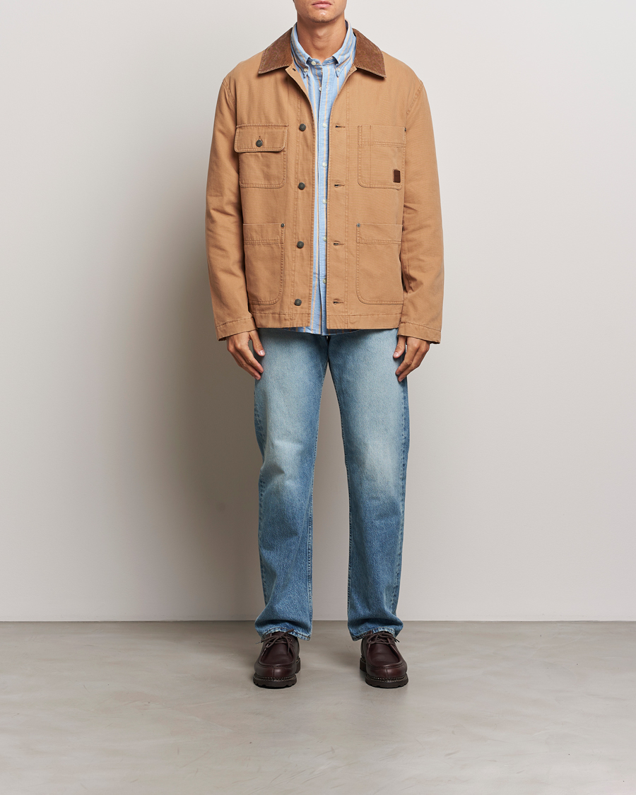 Mies | Takit | GANT | Cotton Work Jacket Roasted Walnut