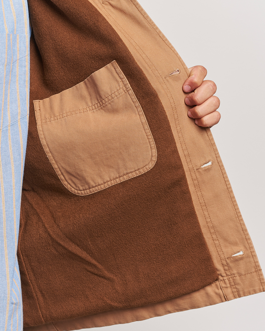 Mies | Takit | GANT | Cotton Work Jacket Roasted Walnut