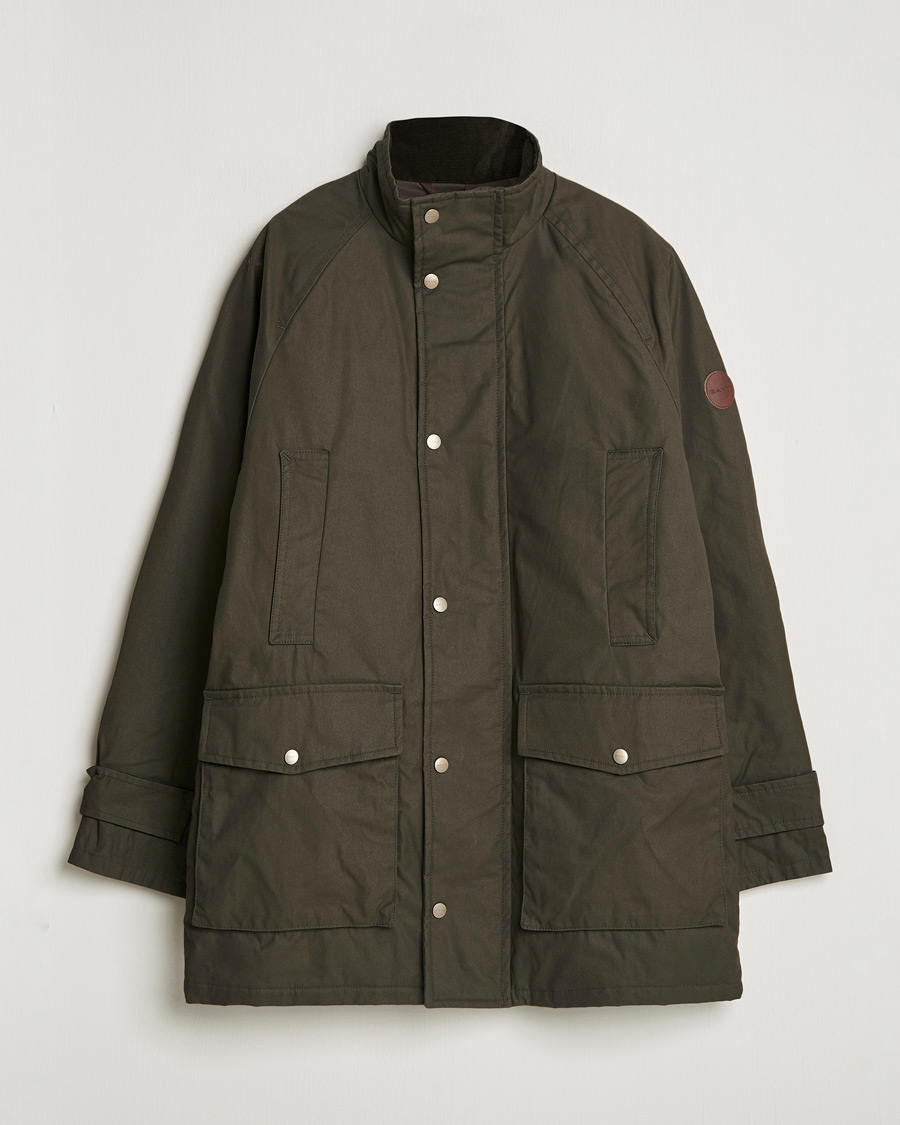 Mies | Takit | GANT | Double Decker Jacket Dark Sage