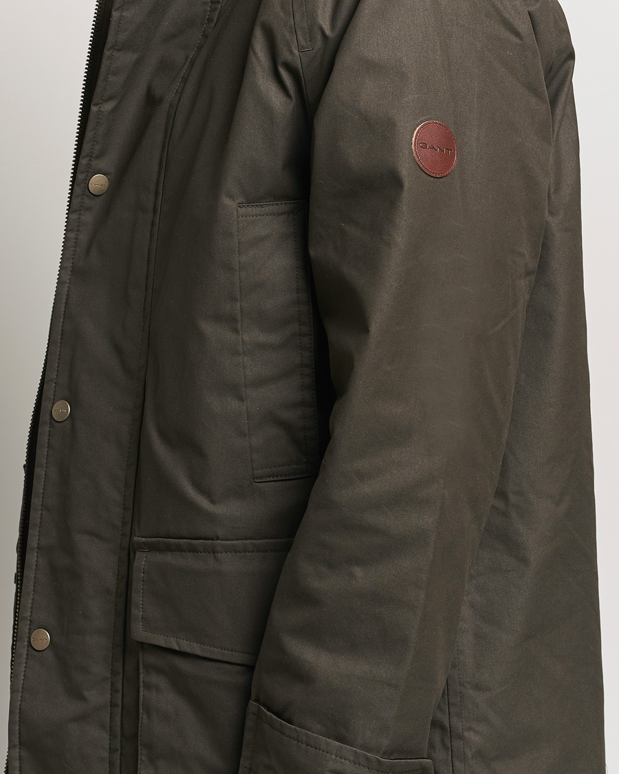 Mies | Takit | GANT | Double Decker Jacket Dark Sage