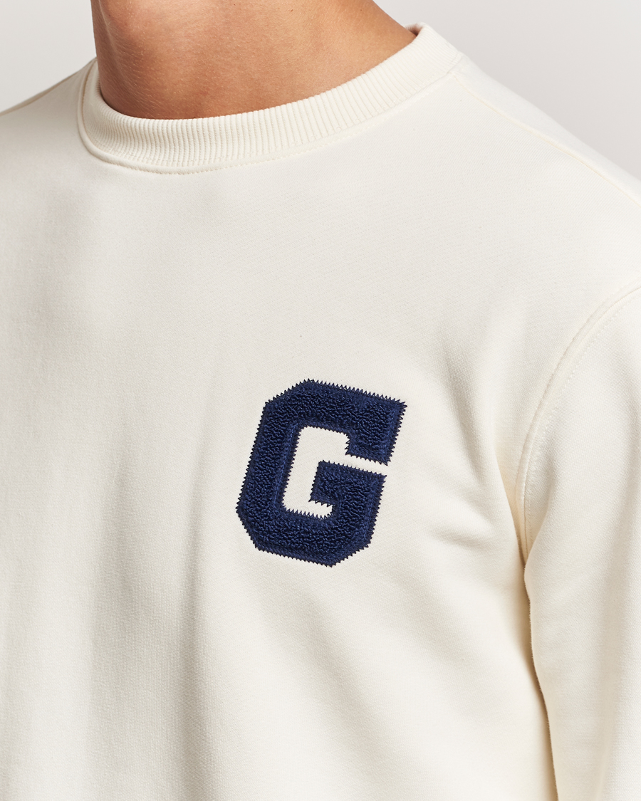 Mies | Puserot | GANT | G Graphic Sweatshirt Cream