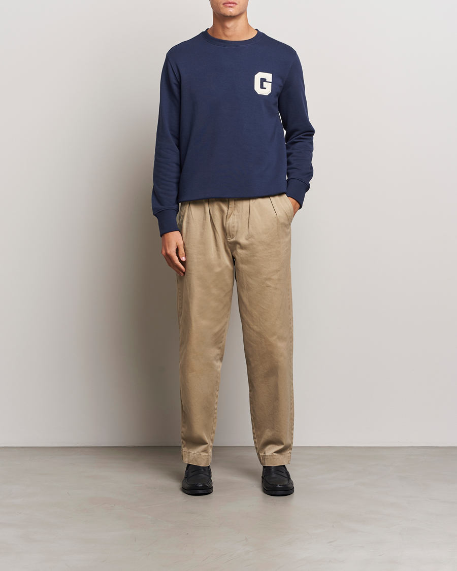 Mies | Puserot | GANT | G Graphic Sweatshirt Classic Blue
