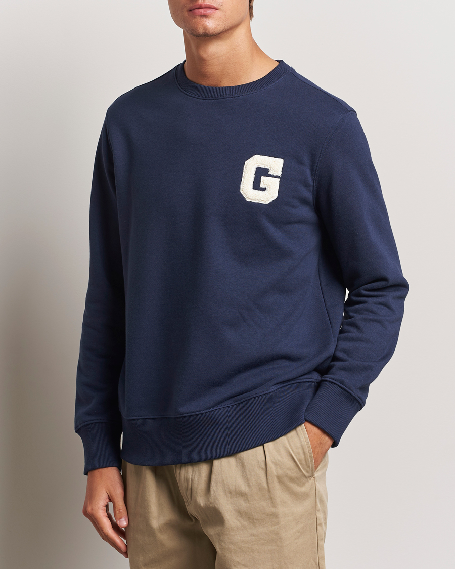 Mies | Puserot | GANT | G Graphic Sweatshirt Classic Blue