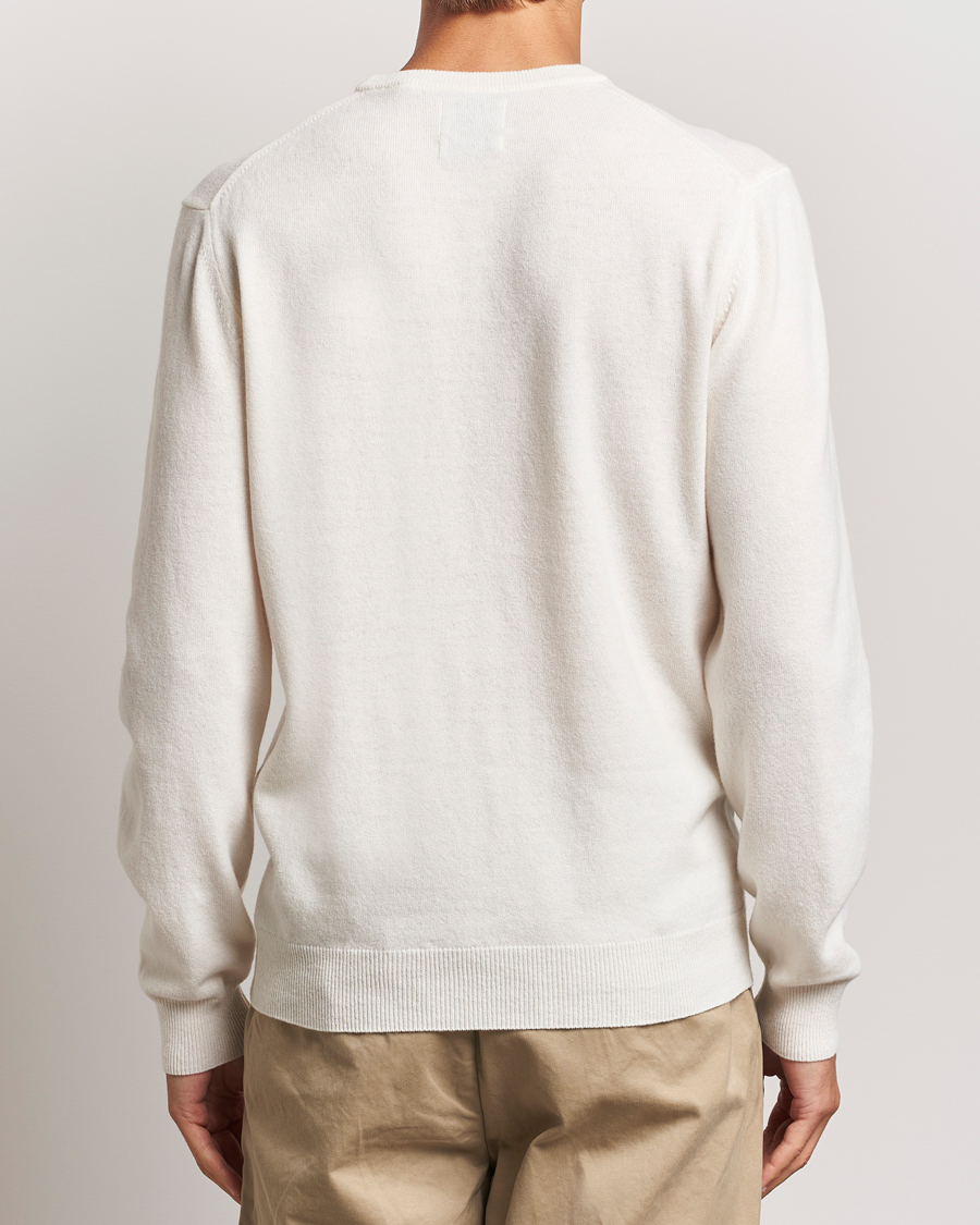 Mies | Puserot | GANT | Lambswool Crew Neck Pullover Cream