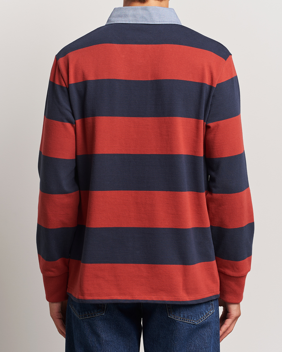 Mies | Puserot | GANT | Original Barstriped Heavy Rugger Iron Red