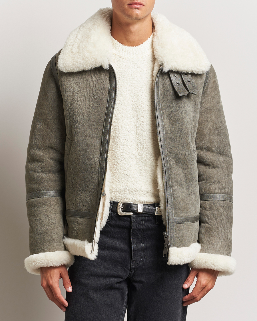 Mies | Takit | GANT | Shearling Jacket Desert Brown