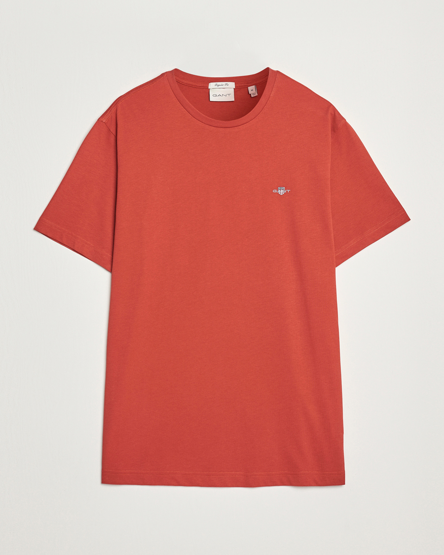 Mies | T-paidat | GANT | The Original T-Shirt Iron Red