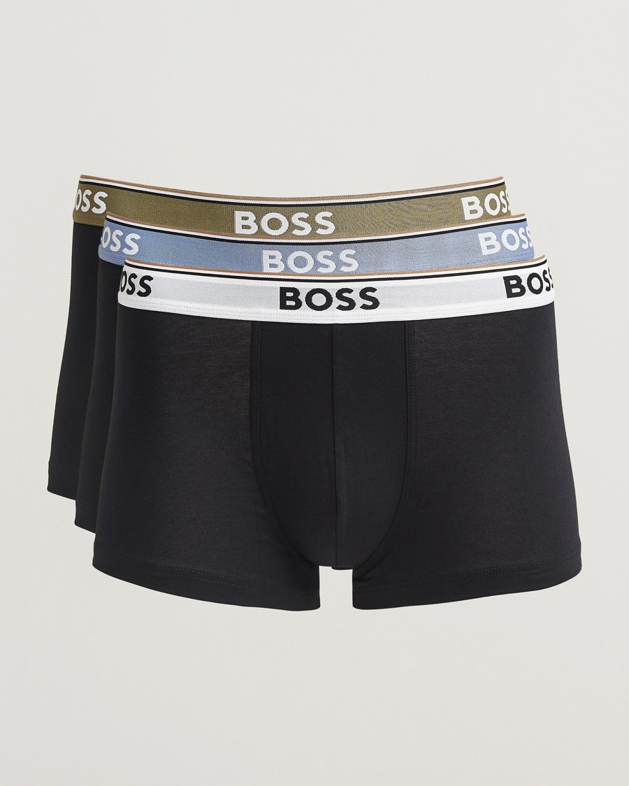 Mies | Alusvaatteet | BOSS BLACK | 3-Pack Trunk Black White