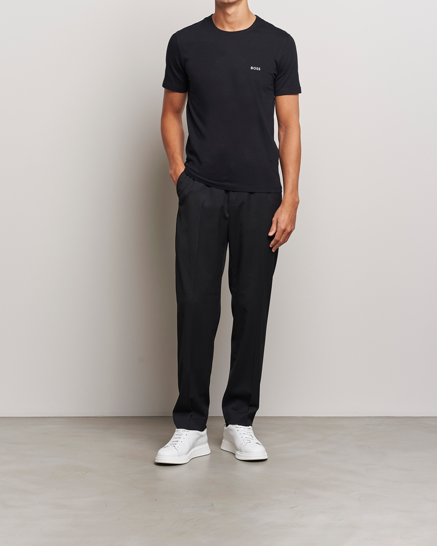 Mies | T-paidat | BOSS BLACK | 3-Pack Crew Neck T-Shirt White/Grey/Black