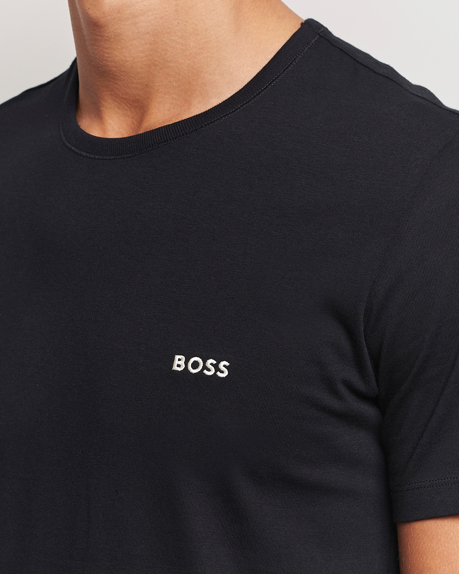 Mies | T-paidat | BOSS BLACK | 3-Pack Crew Neck T-Shirt White/Grey/Black