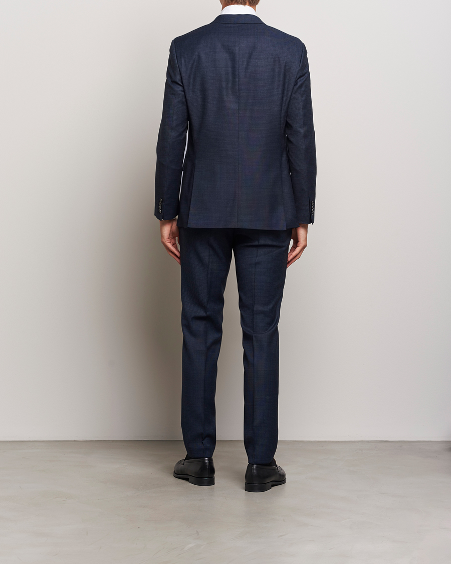 Mies | Puvut | BOSS BLACK | Huge Wool Suit Open Blue