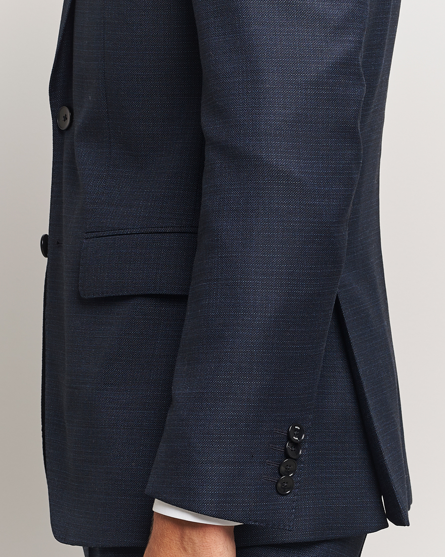 Mies | Puvut | BOSS BLACK | Huge Wool Suit Open Blue