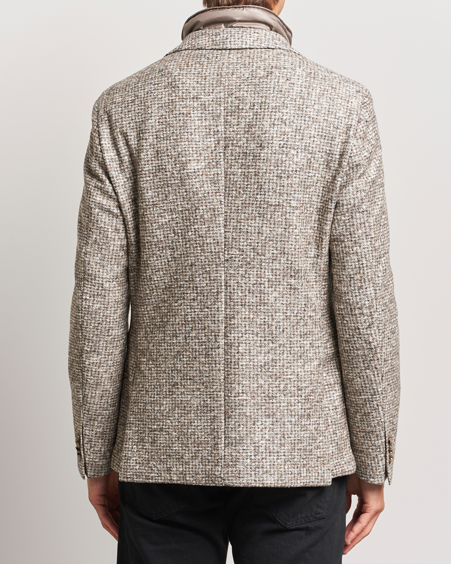 Mies | Pikkutakit | BOSS BLACK | Hanry Jersey Bib Blazer Open White