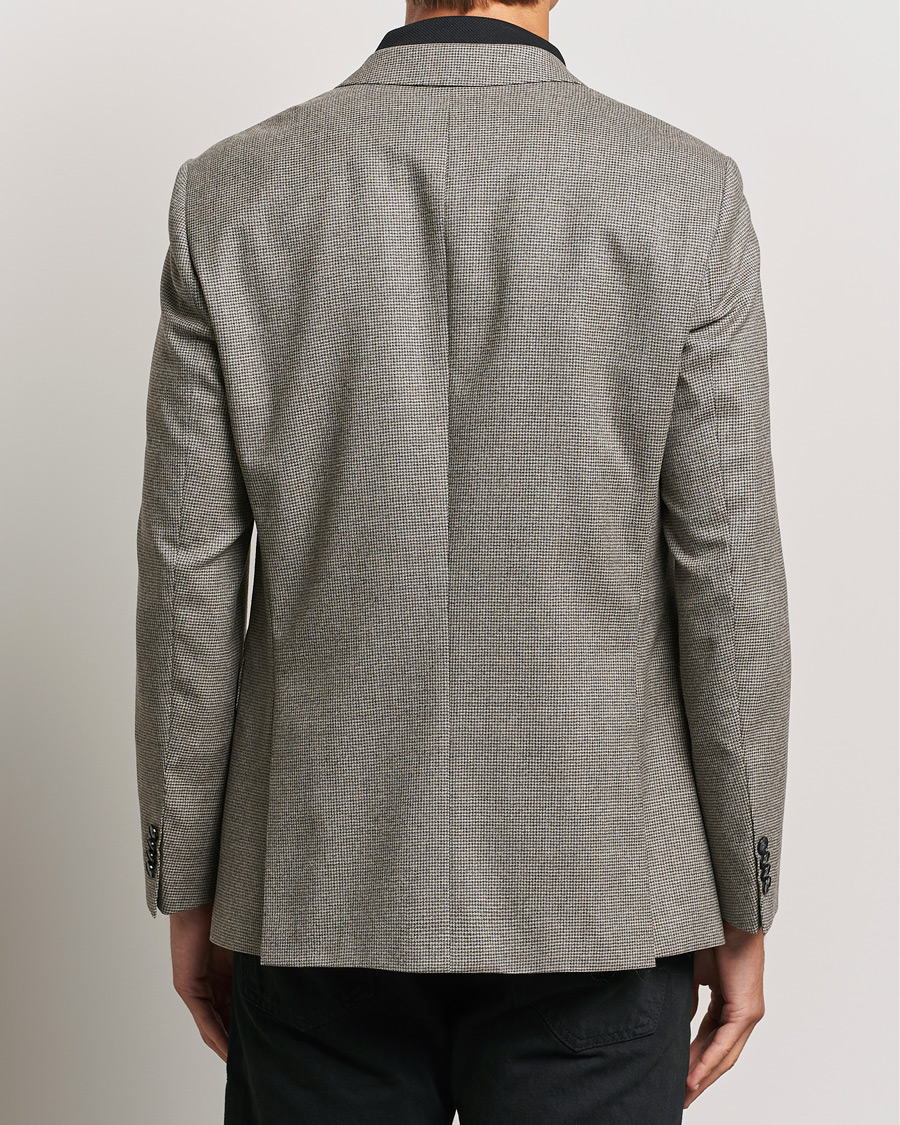 Mies | Pikkutakit | BOSS BLACK | Hutson Wool Dogtooth Blazer Open White