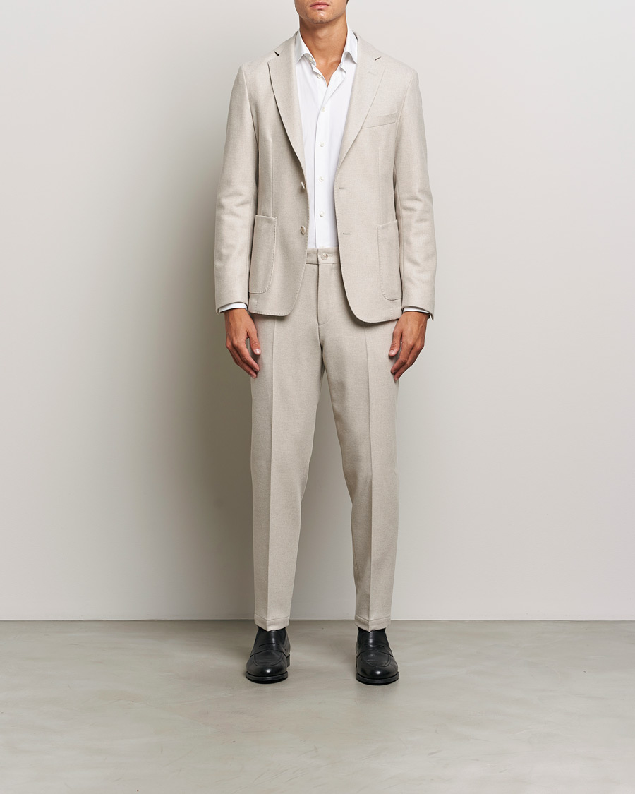 Mies | Pikkutakit | BOSS BLACK | Hanry Wool Patch Pocket Blazer Open White