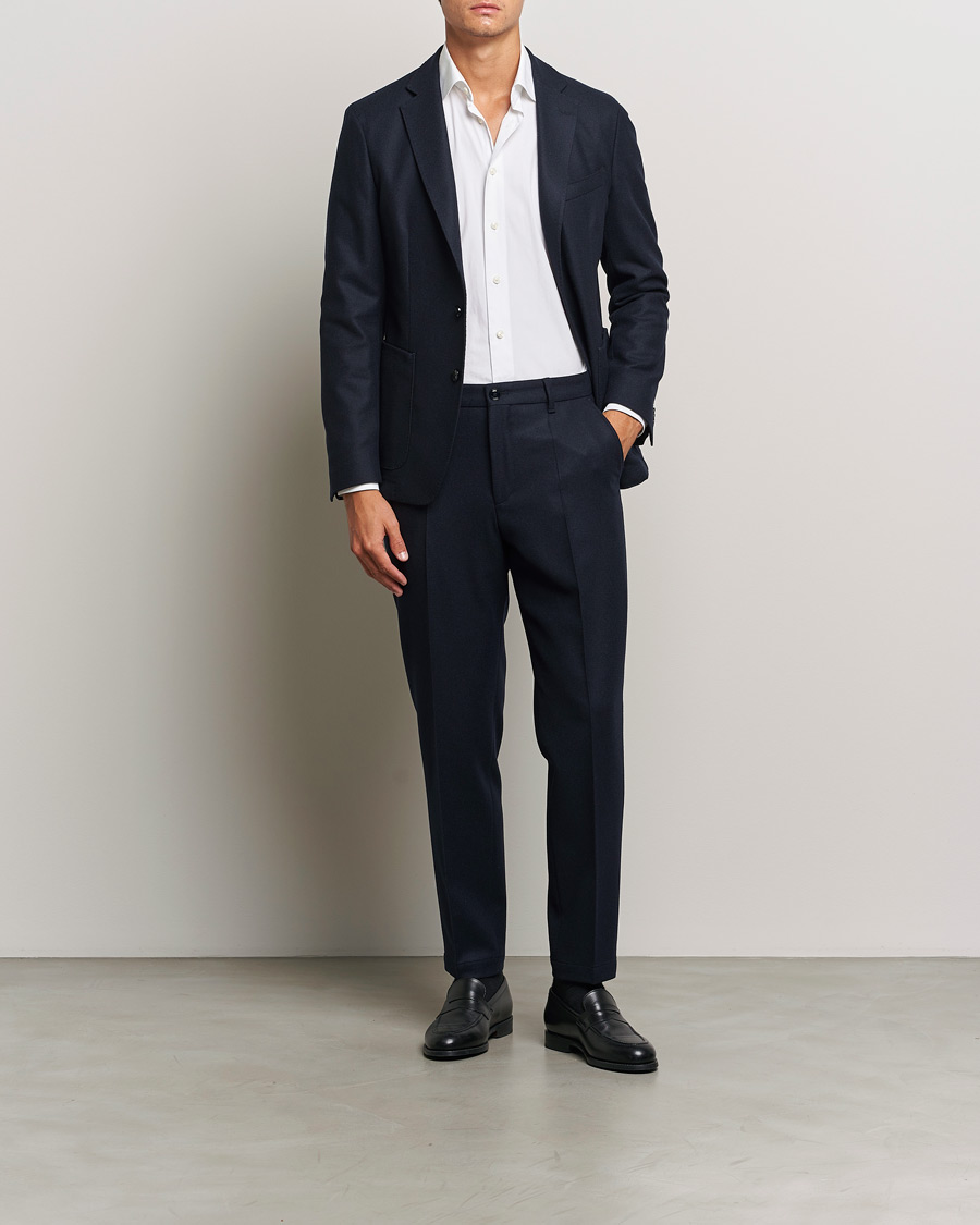 Mies | Pikkutakit | BOSS BLACK | Hanry Wool Patch Pocket Blazer Dark Blue