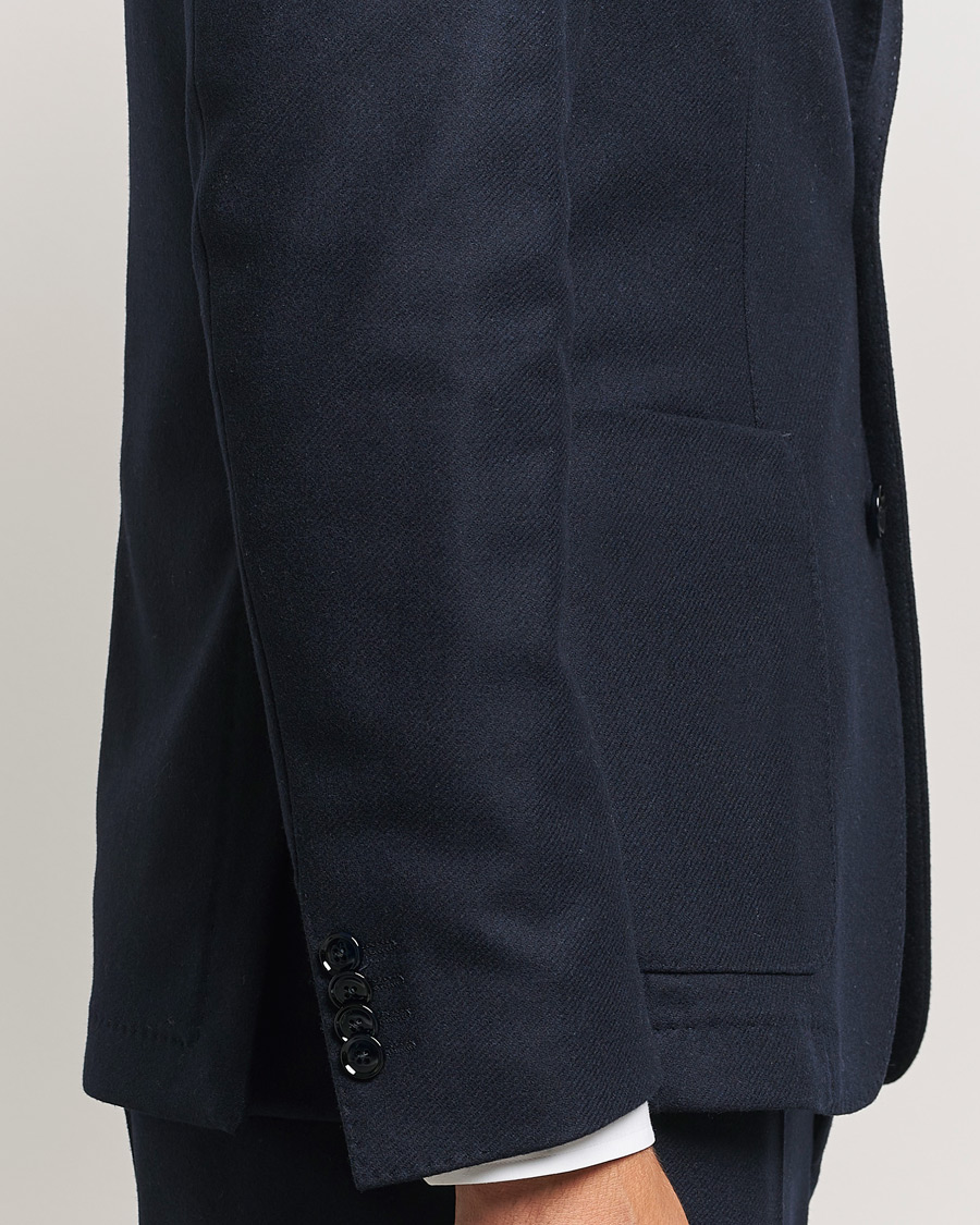 Mies | Pikkutakit | BOSS BLACK | Hanry Wool Patch Pocket Blazer Dark Blue