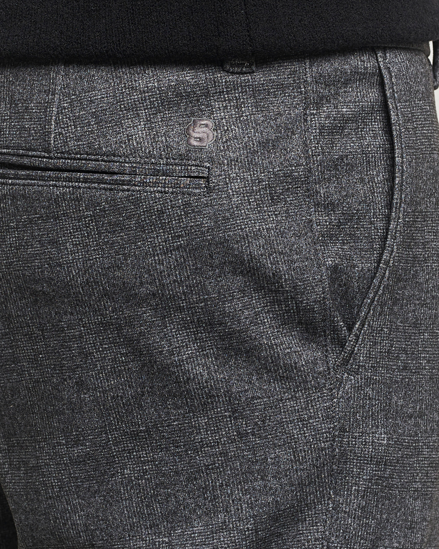 Mies | Housut | BOSS BLACK | Kane Brushed Drawstring Trousers Dark Grey