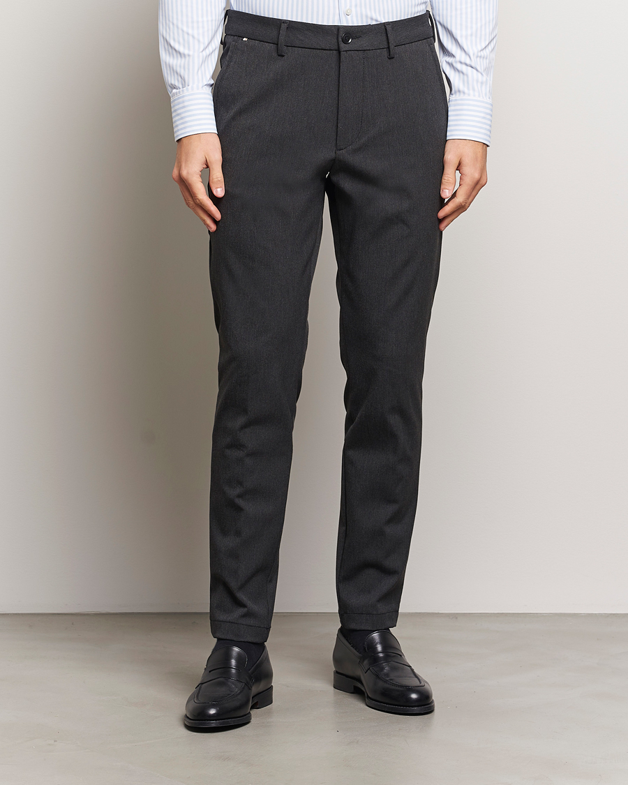 Mies | Housut | BOSS BLACK | Kaiton Structured Chinos Black