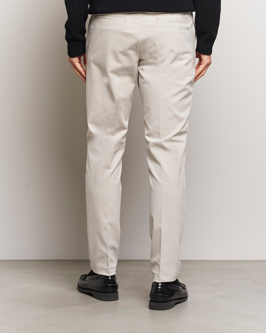 Mies | Housut | BOSS BLACK | Kaiton Structured Chinos Light Beige