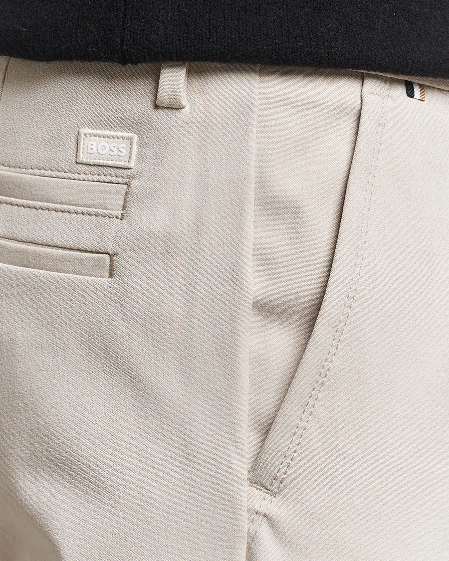 Mies | Housut | BOSS BLACK | Kaiton Structured Chinos Light Beige