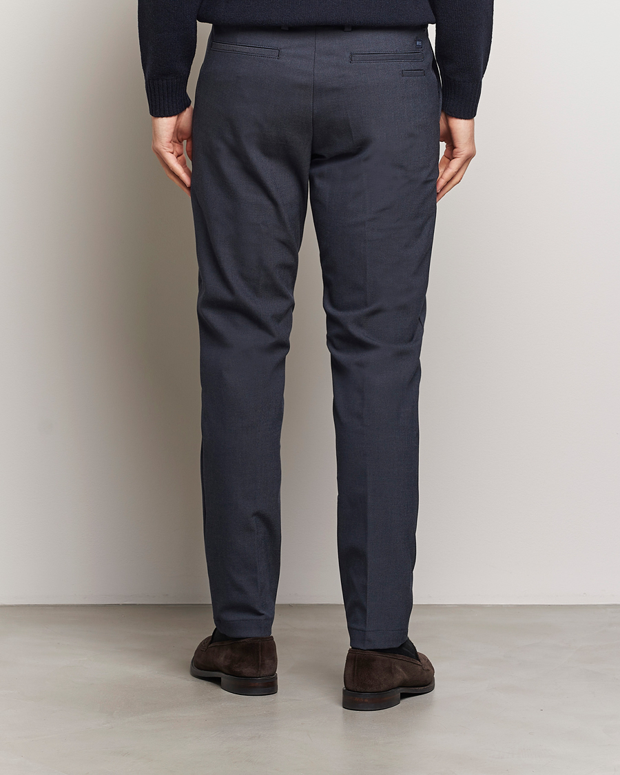 Mies | Housut | BOSS BLACK | Kaiton Structured Chinos Dark Blue