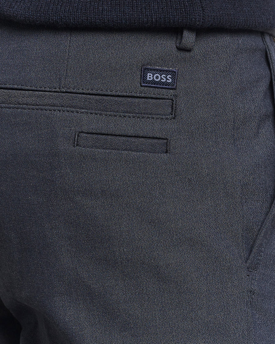 Mies | Housut | BOSS BLACK | Kaiton Structured Chinos Dark Blue