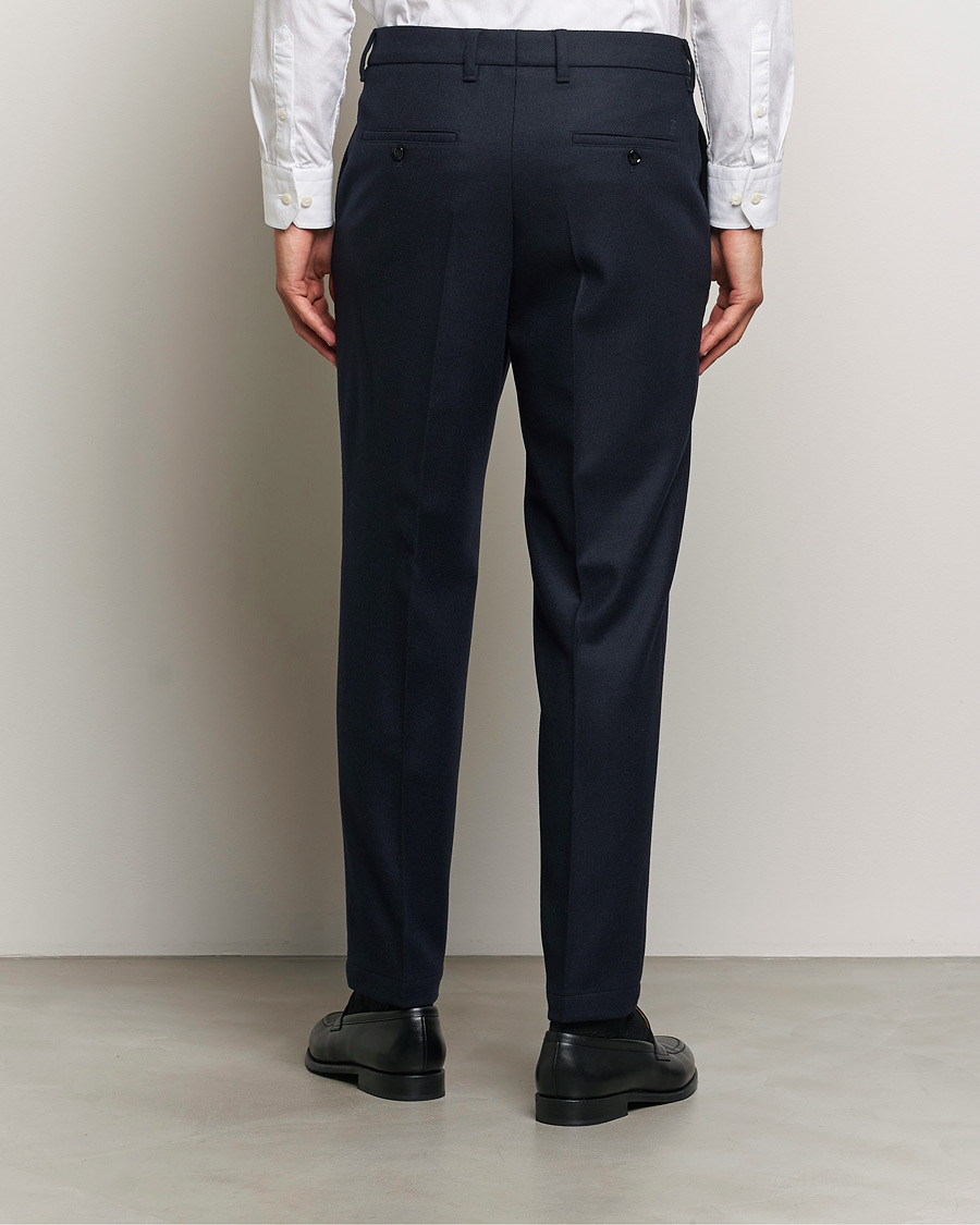 Mies | Housut | BOSS BLACK | Perin Wool Trousers Dark Blue