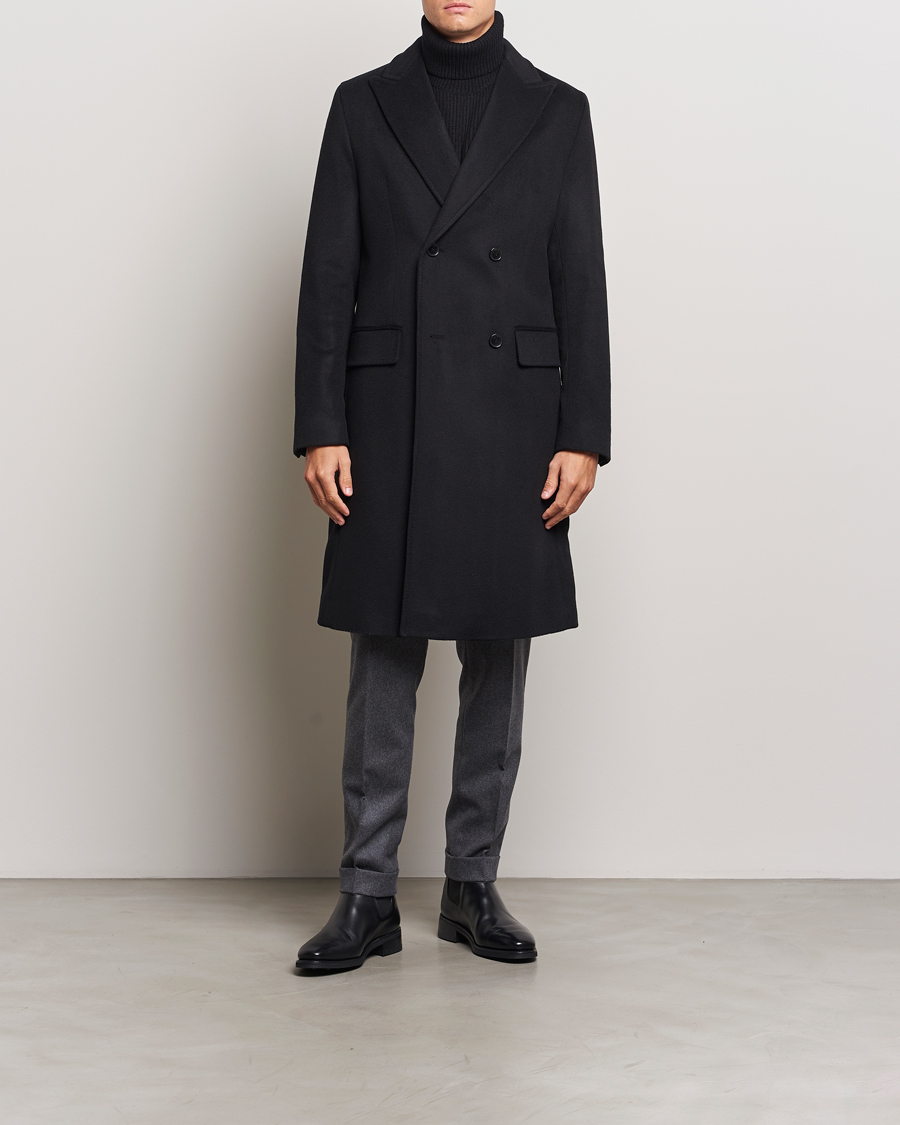 Mies | Takit | BOSS BLACK | Hyde Double Breasted Coat Black