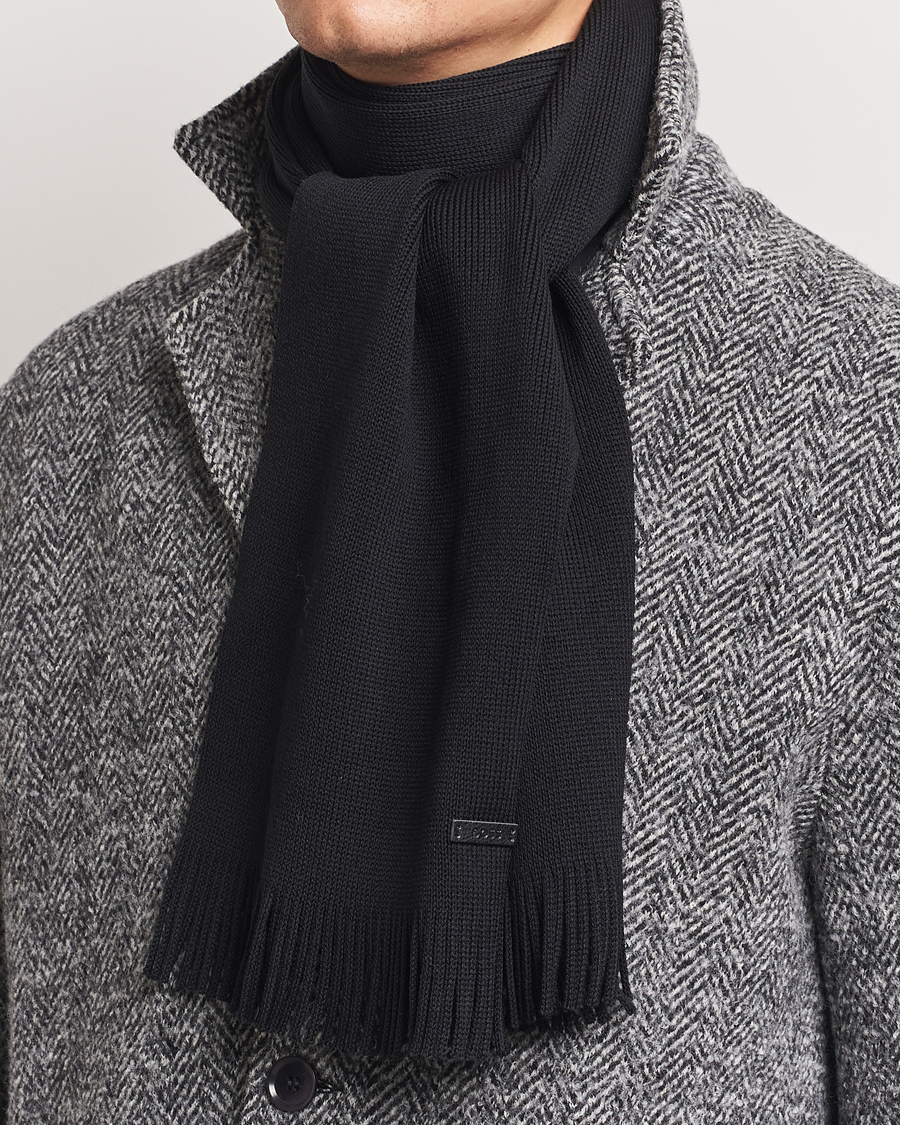 Mies | Kaulaliinat | BOSS BLACK | Albas Wool Scarf Black