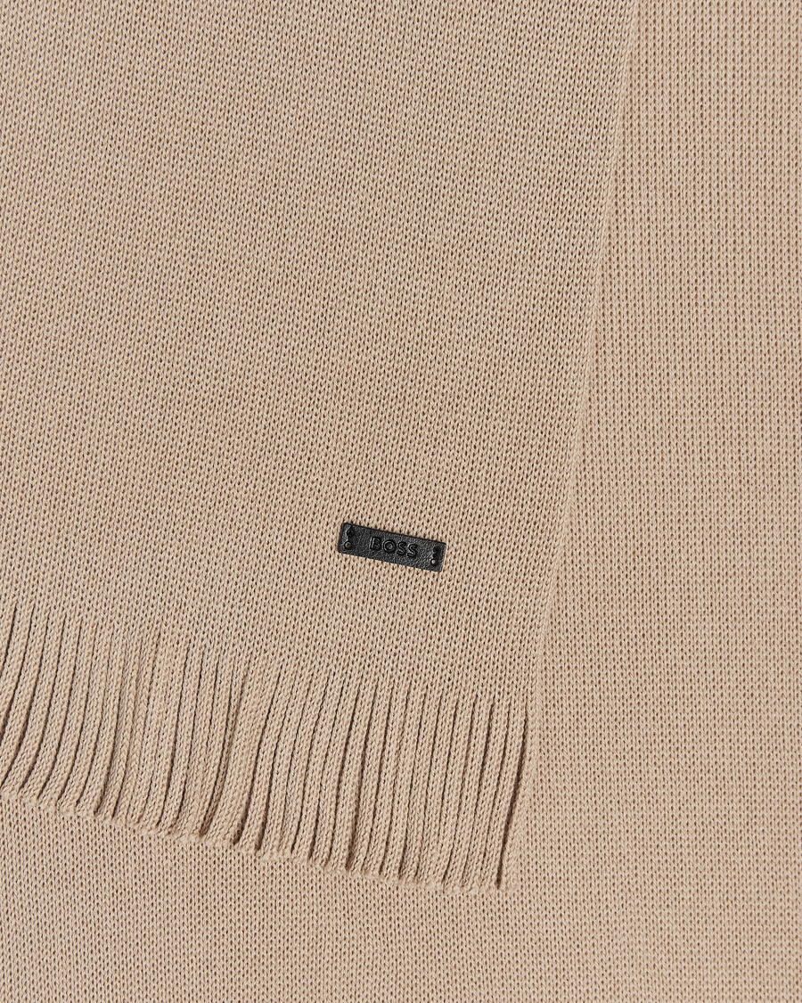 Mies | BOSS BLACK Albas Wool Scarf Light Beige | BOSS BLACK | Albas Wool Scarf Light Beige